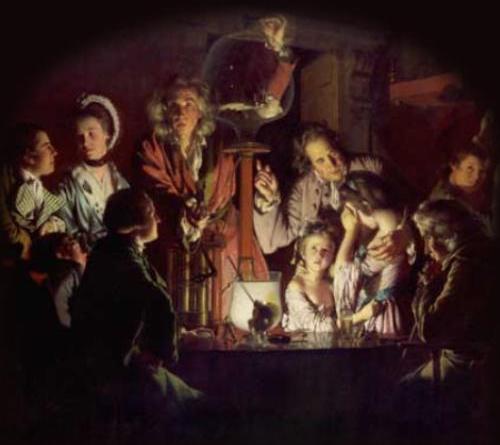 Eye Candy: An Experiment on a Bird in the Air
                Pump, by Joseph Wright of Derby